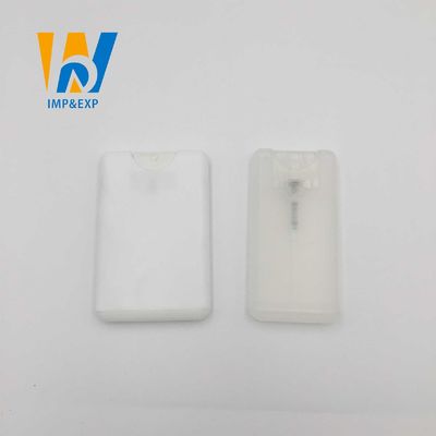 اسپری ضدعفونی کننده دست باریک Rectangle Refillable Refillable Card Credit Shape 20ml اسپری بطری 15ml
